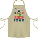 USA Drinking Team Funny Bachelor Party Beer Cotton Apron 100% Organic Khaki