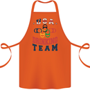 USA Drinking Team Funny Bachelor Party Beer Cotton Apron 100% Organic Orange