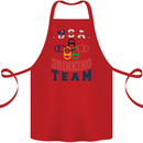 USA Drinking Team Funny Bachelor Party Beer Cotton Apron 100% Organic Red