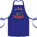 USA Drinking Team Funny Bachelor Party Beer Cotton Apron 100% Organic Royal Blue