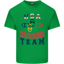 USA Drinking Team Funny Bachelor Party Beer Kids T-Shirt Childrens Irish Green