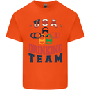 USA Drinking Team Funny Bachelor Party Beer Kids T-Shirt Childrens Orange