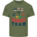 USA Drinking Team Funny Bachelor Party Beer Mens Cotton T-Shirt Tee Top Military Green
