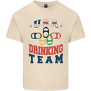 USA Drinking Team Funny Bachelor Party Beer Mens Cotton T-Shirt Tee Top Natural