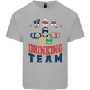 USA Drinking Team Funny Bachelor Party Beer Mens Cotton T-Shirt Tee Top Sports Grey