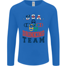 USA Drinking Team Funny Bachelor Party Beer Mens Long Sleeve T-Shirt Royal Blue