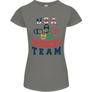 USA Drinking Team Funny Bachelor Party Beer Womens Petite Cut T-Shirt Charcoal
