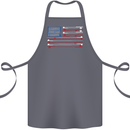 USA Fishing Flag Fisherman American Cotton Apron 100% Organic Steel