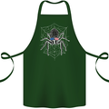 USA Spider American Flag Cotton Apron 100% Organic Forest Green