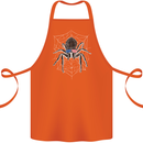 USA Spider American Flag Cotton Apron 100% Organic Orange