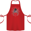 USA Spider American Flag Cotton Apron 100% Organic Red
