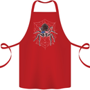 USA Spider American Flag Cotton Apron 100% Organic Red