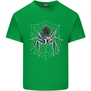 USA Spider American Flag Kids T-Shirt Childrens Irish Green