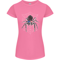 USA Spider American Flag Womens Petite Cut T-Shirt Azalea