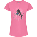 USA Spider American Flag Womens Petite Cut T-Shirt Azalea