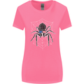 USA Spider American Flag Womens Wider Cut T-Shirt Azalea