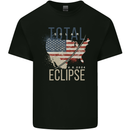 USA Total Solar Eclipse Kids T-Shirt Childrens Black