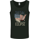 USA Total Solar Eclipse Mens Vest Tank Top Black