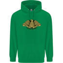 US Natural Resources in Peace & War USA Childrens Kids Hoodie Irish Green