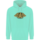 US Natural Resources in Peace & War USA Childrens Kids Hoodie Peppermint