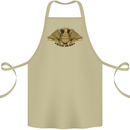 US Natural Resources in Peace & War USA Cotton Apron 100% Organic Khaki
