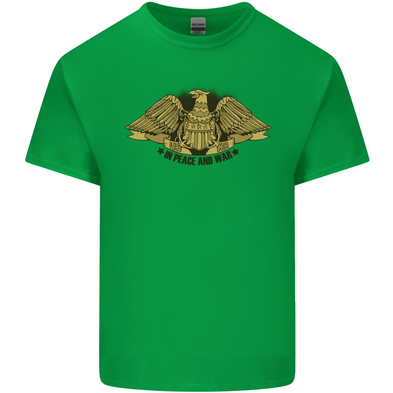 US Natural Resources in Peace & War USA Kids T-Shirt Childrens Irish Green