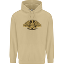 US Natural Resources in Peace & War USA Mens 80% Cotton Hoodie Sand