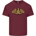 US Natural Resources in Peace & War USA Mens Cotton T-Shirt Tee Top Maroon
