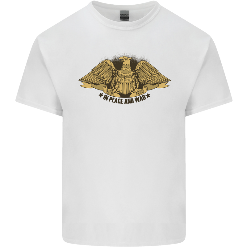 US Natural Resources in Peace & War USA Mens Cotton T-Shirt Tee Top White