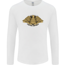 US Natural Resources in Peace & War USA Mens Long Sleeve T-Shirt White