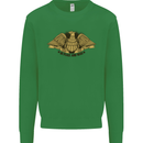US Natural Resources in Peace & War USA Mens Sweatshirt Jumper Irish Green