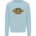 US Natural Resources in Peace & War USA Mens Sweatshirt Jumper Light Blue