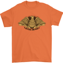 US Natural Resources in Peace & War USA Mens T-Shirt 100% Cotton Orange