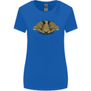 US Natural Resources in Peace & War USA Womens Wider Cut T-Shirt Royal Blue