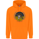 Ukraine Bodybuilding Flag Gym Training Spartan Childrens Kids Hoodie Orange