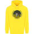 Ukraine Bodybuilding Flag Gym Training Spartan Childrens Kids Hoodie Yellow