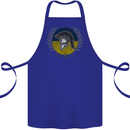 Ukraine Bodybuilding Flag Gym Training Spartan Cotton Apron 100% Organic Royal Blue