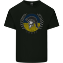 Ukraine Bodybuilding Flag Gym Training Spartan Kids T-Shirt Childrens Black