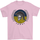 Ukraine Bodybuilding Flag Gym Training Spartan Mens T-Shirt 100% Cotton Light Pink