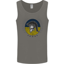 Ukraine Bodybuilding Flag Gym Training Spartan Mens Vest Tank Top Charcoal