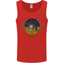 Ukraine Bodybuilding Flag Gym Training Spartan Mens Vest Tank Top Red