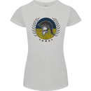 Ukraine Bodybuilding Flag Gym Training Spartan Womens Petite Cut T-Shirt Sports Grey