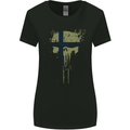 Ukraine Skull Gym Training Bodybuilding Womens Wider Cut T-Shirt Black