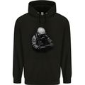 Underwater Welder Scuba Diving Diver Mens 80% Cotton Hoodie Black