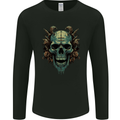 Underworld Devil Skull Demon Satan Mens Long Sleeve T-Shirt Black