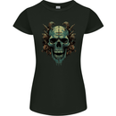 Underworld Devil Skull Demon Satan Womens Petite Cut T-Shirt Black