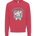 Unicorn Birthday Princess 4th 5th 6th 7th 8th Kids Sweatshirt Jumper Heliconia
