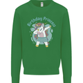 Unicorn Birthday Princess 4th 5th 6th 7th 8th Kids Sweatshirt Jumper Irish Green