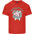 Unicorn Birthday Princess 4th 5th 6th 7th 8th Mens Cotton T-Shirt Tee Top Red