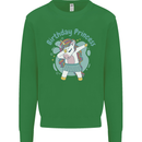 Unicorn Birthday Princess 4th 5th 6th 7th 8th Mens Sweatshirt Jumper Irish Green